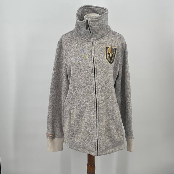 NHL‎ Golden Knights Embroidered Dull Zip Women’s Sweater Size XL - Picture 1 of 9